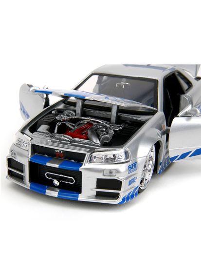 Модель Машинки Форсаж 1:24 FF 2003 Brian's Nissan Skyline GT-R (R34) 97158