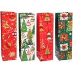 Пакет под бутылку «Волшебство» 11*38*11 см, микс