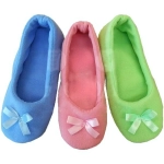 Тапочки домашние женские «Балетки», верх - флис, 40р