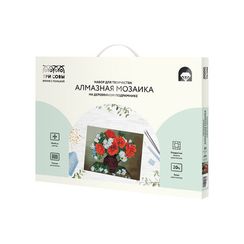 Almaz qaşlarla mozaika \ Алмазная мозаика \ Diamond painting ТРИ СОВЫ "Букет маков", 30*40см