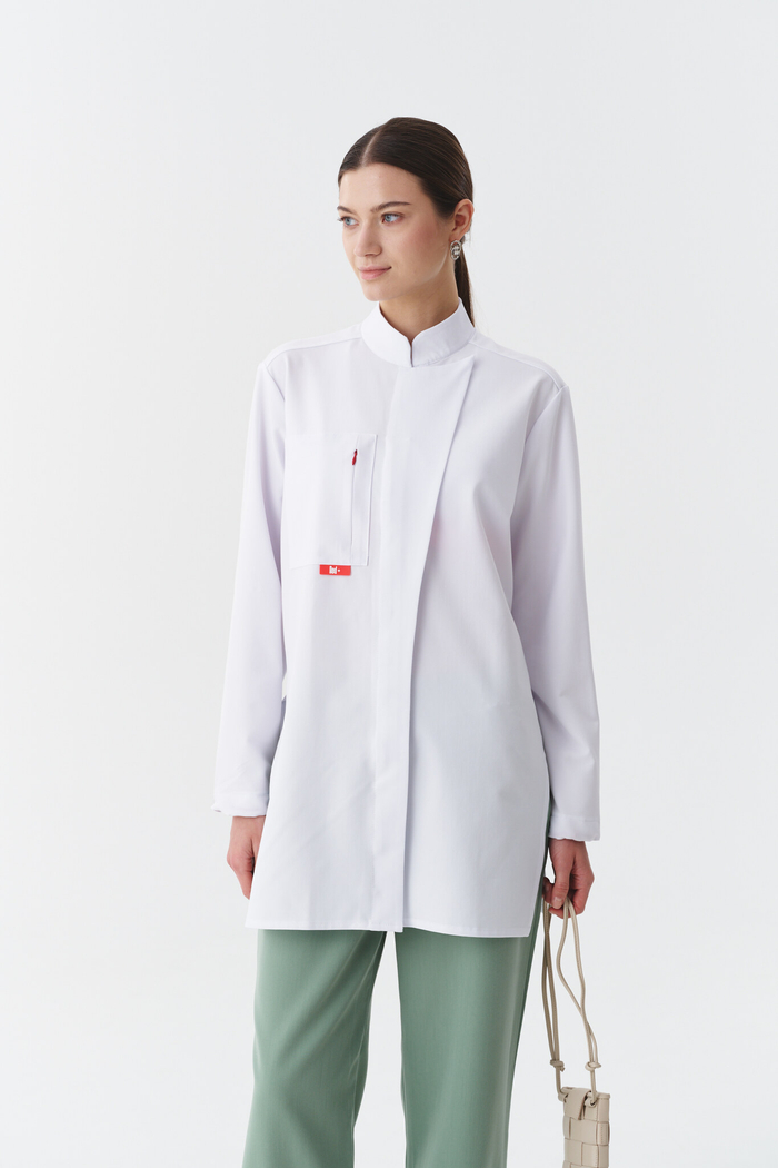 Топ медицинский женский Сартори, белый