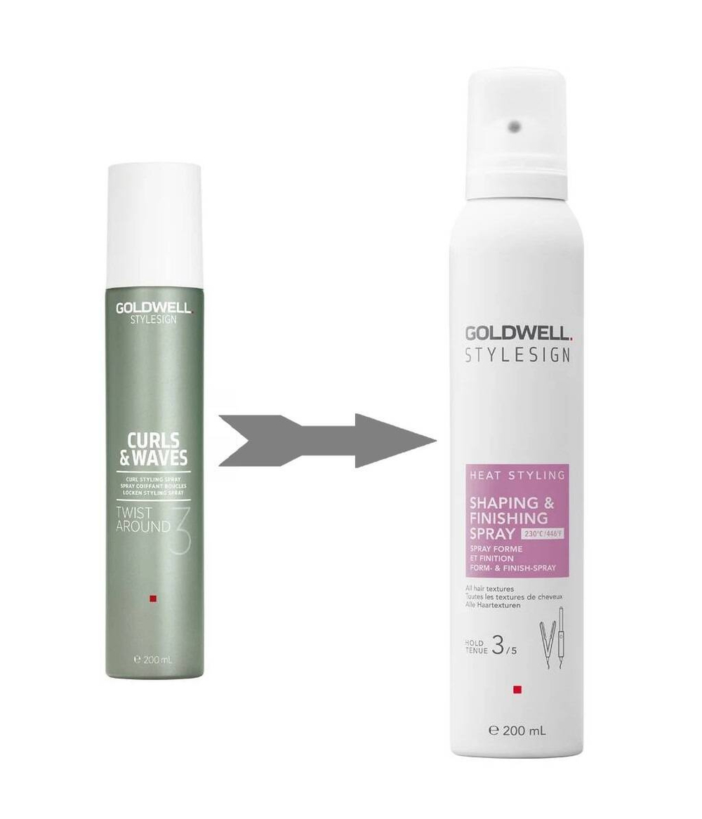 Goldwell StyleSign Curls & Waves Twist Around - спрей для укладки кудрявых и волнистых волос / 200 ml / GTIN 4021609279396