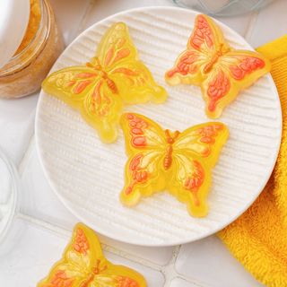 Бабочки мини пластиковая форма для мыла