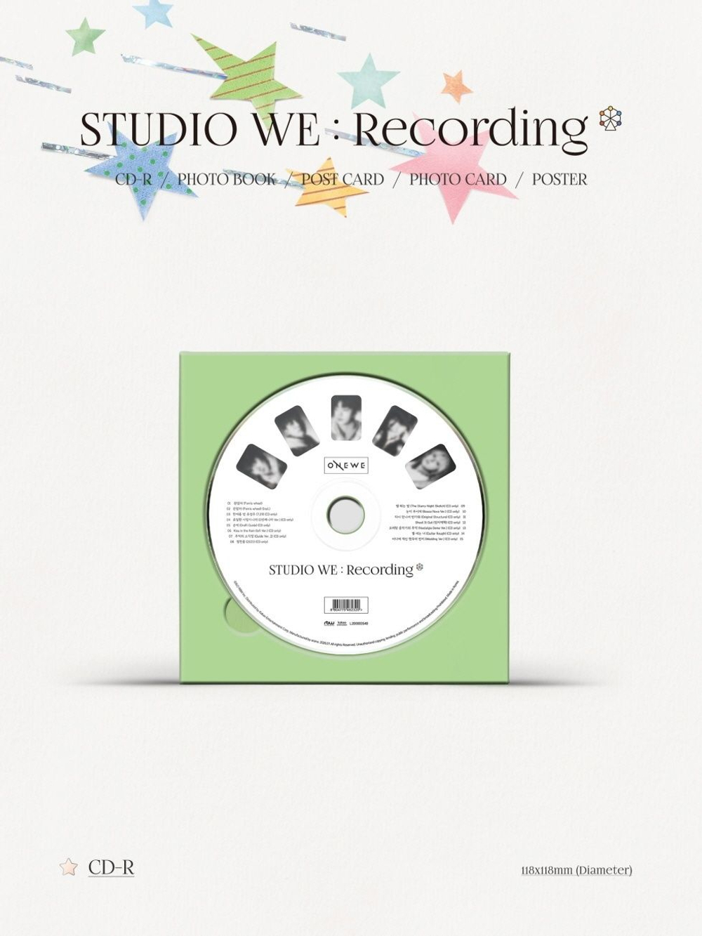 (ПРЕДЗАКАЗ) Альбом ONEWE - STUDIO WE : RECORDING #4 4th Demo Album