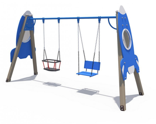 Качели деревянные Космонавт ИО 01164