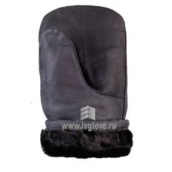 Рукавицы утеплённые (мех натуральный)