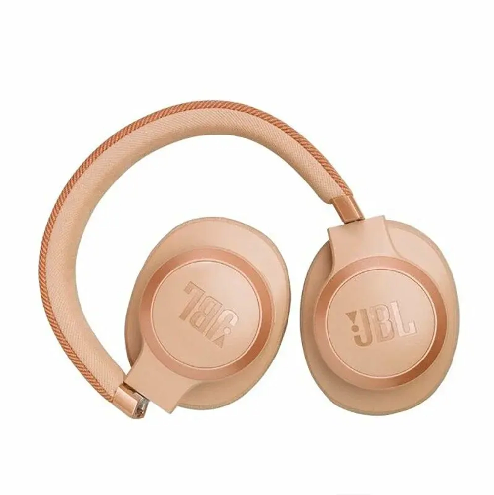 Беспроводные наушники JBL Live 770NC, Sand (Бежевый), ANC, полноразмерные