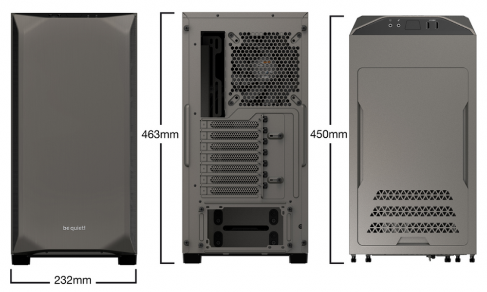 Корпус Be Quiet Pure Base 500 Grey (BG036)
