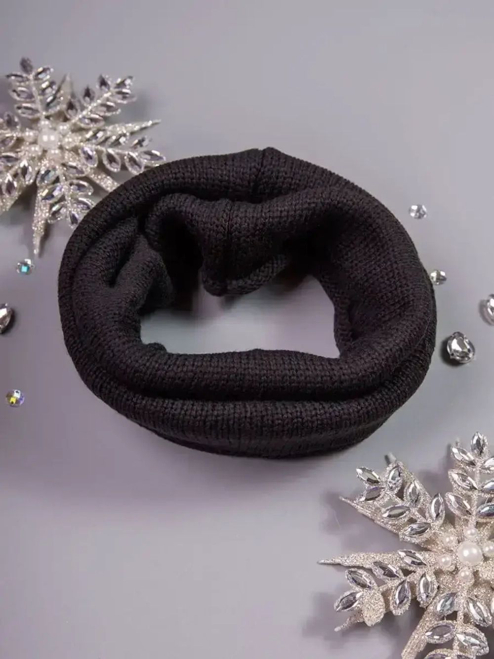 Снуд детский осенний вязаный