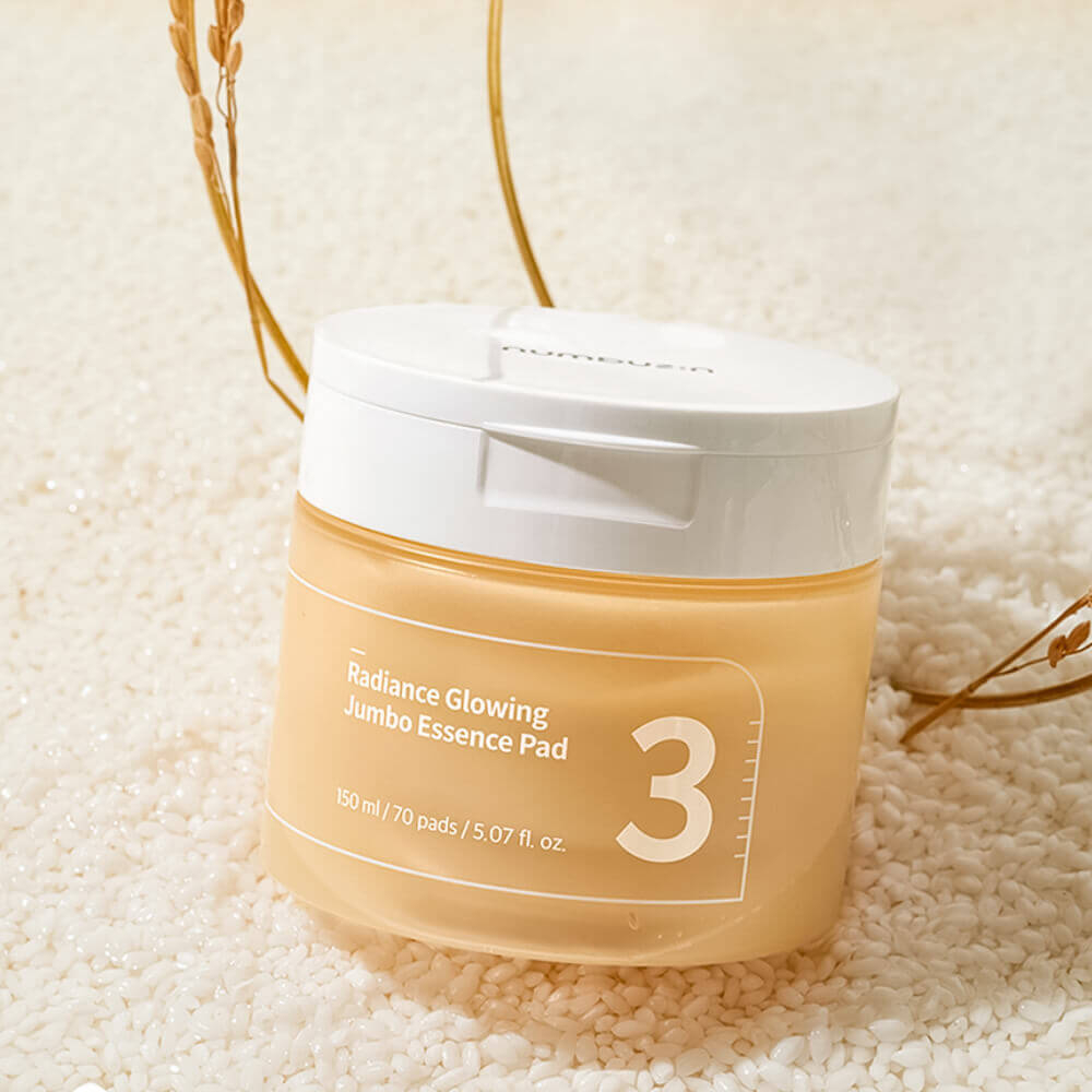 NUMBUZIN Выравнивающие пэды для сияния кожи No.3 Radiance Glowing Jumbo Essence Pad, 70ШТ