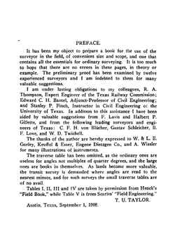 Surveyor's Hand Book | Taylor T.U.