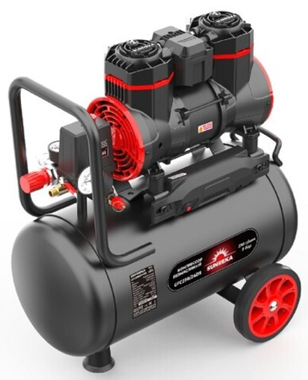 Компрессор поршневой безмасляный SUNREKA GFC290/24DS малошумный 216113
