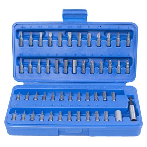 KING TONY (1050CQ) Набор вставок (бит) 1/4", HEX, TORX, Phillips, Slotted, Pozidriv, 50 предметов