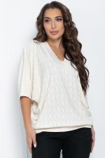 Блуза Вэнсдей (слоновая кость) Б11458 LT Collection
