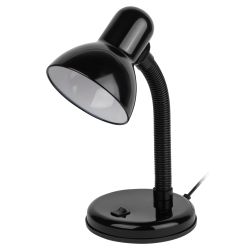 Настольный светильник ЭРА N-120-E27-40W-BK черный | Настольные светильники под лампу