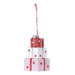 Набор ёлочных украшений Pink fairytale из коллекции New Year Essential, 4 шт.
