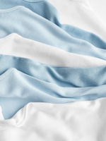 Боди без рукавов для малышей Next 357-780, 7 шт., Белый, Синий