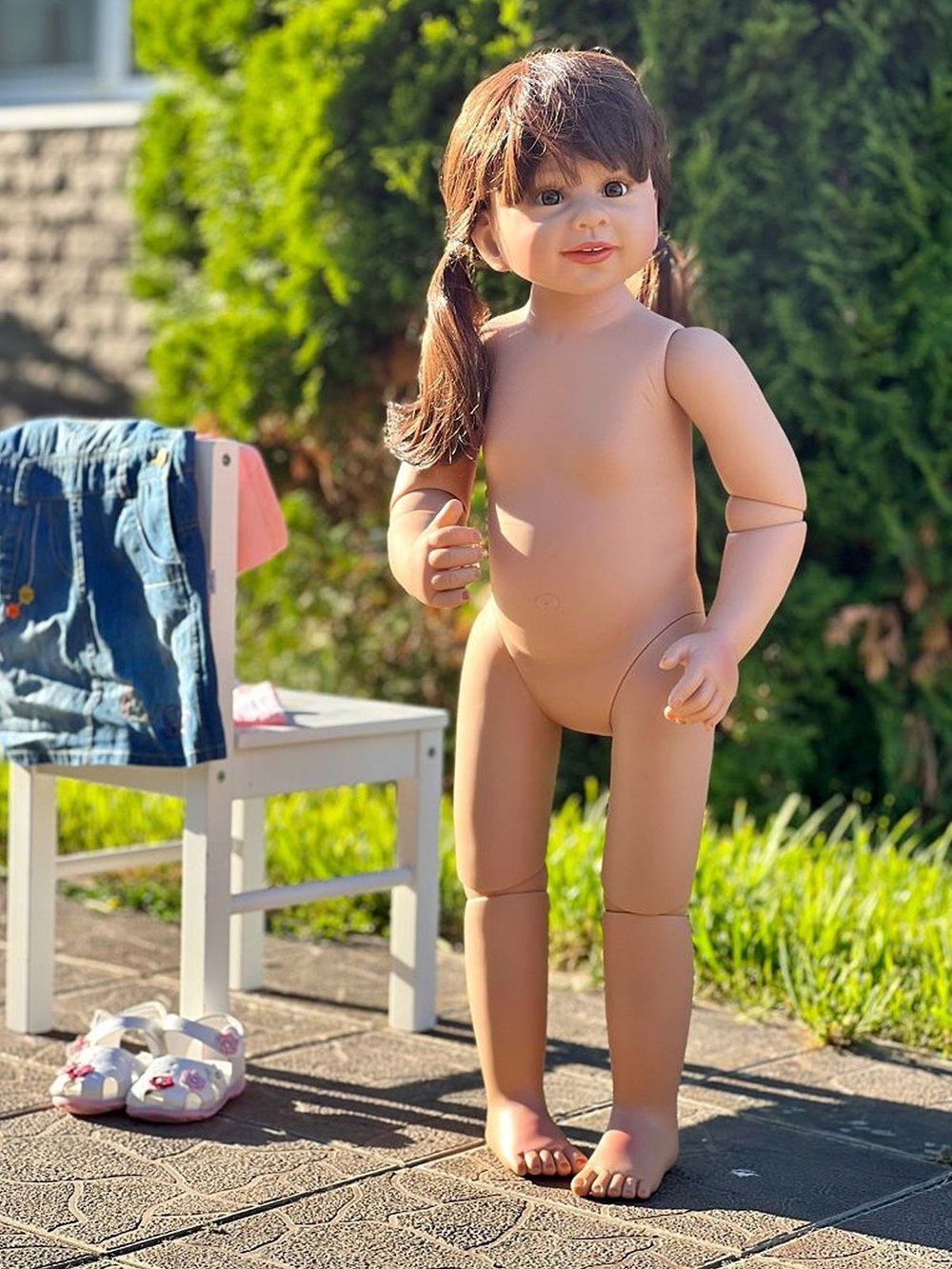 Кукла Реборн ростовая 85см в пакете (FA-257A)