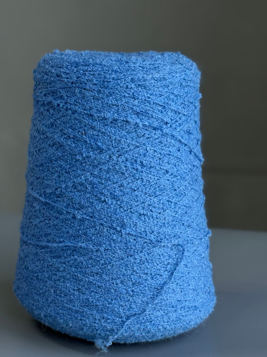 Пряжа букле Pool TREND BABYB4 (80% бебиальпака, 20% па) 400м/100 гр, небесный голубой