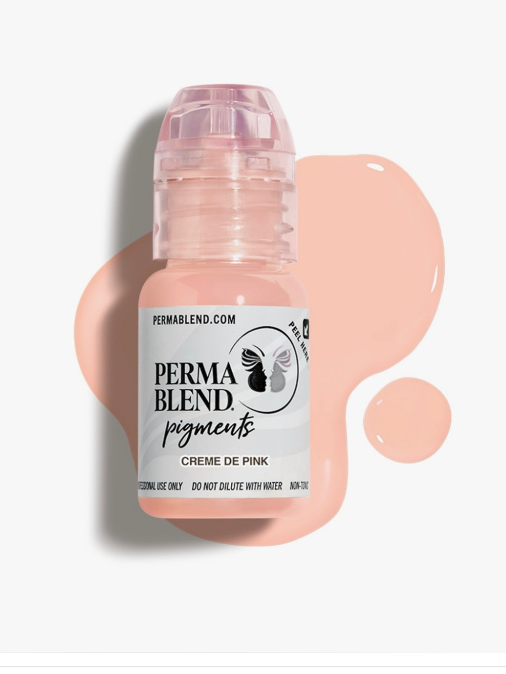 Пигмент для татуажа ареол и губ "Creme Dé Pink" Perma Blend