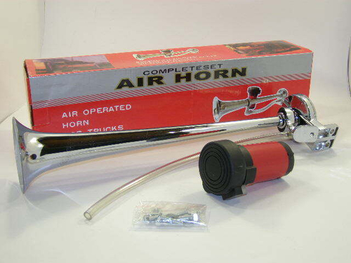 Сигнал звуковой воздуш. 1 рожковый 12V  паровоз  1019С в коробке (Torino Auto)