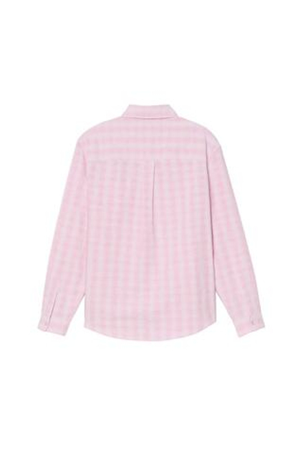 ZARA X BENITO ANTONIO РУБАШКА СВОБОДНОГО КРОЯ, ПАСТЕЛЬНО-РОЗОВЫЙ