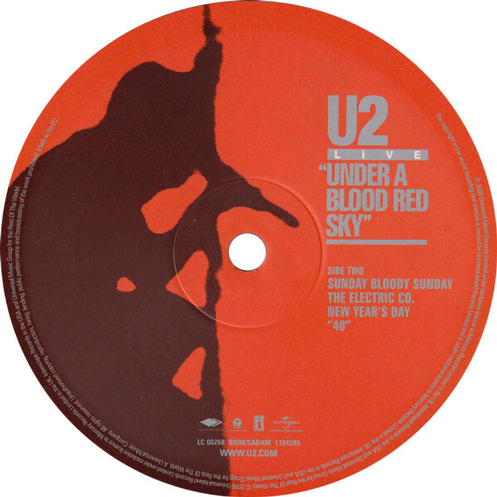 U2 / Live - Under A Blood Red Sky (LP)