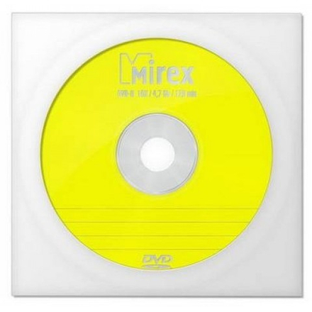 К/Диск МИРЕКС DVD-R 16x бум.конверт