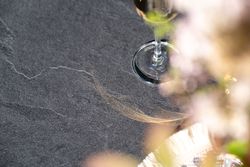 "Канны" лаунж-зона 5-местная из роупа со столом "Верона" (серый гранит), каркас алюминиевый коричневый, роуп коричневый