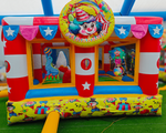 Коммерческий надувной батут «Цирковые трюки» 3,5*3,5*2,6 м