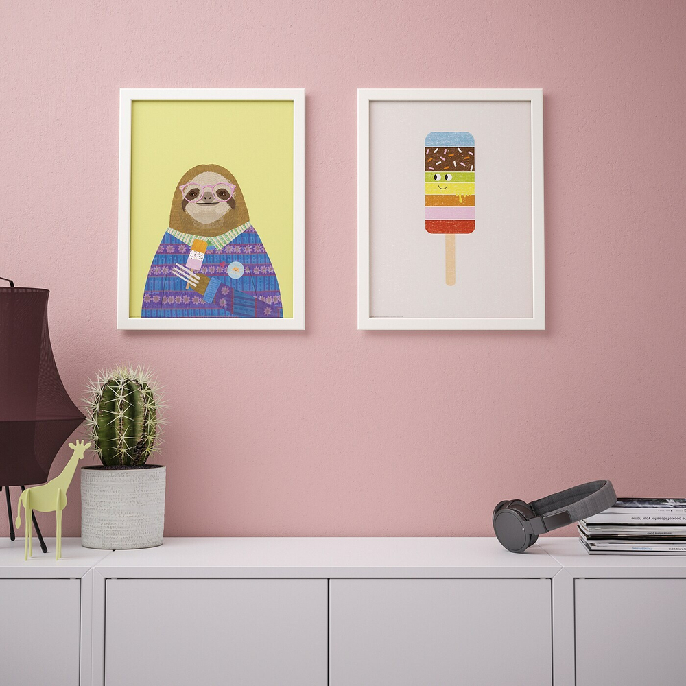 IKEA BILD  (ИКЕА БИЛД)  -  Плакат, ледяной леденец, 30x40 см