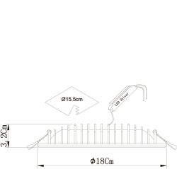 Точечный встраиваемый светильник Arte Lamp