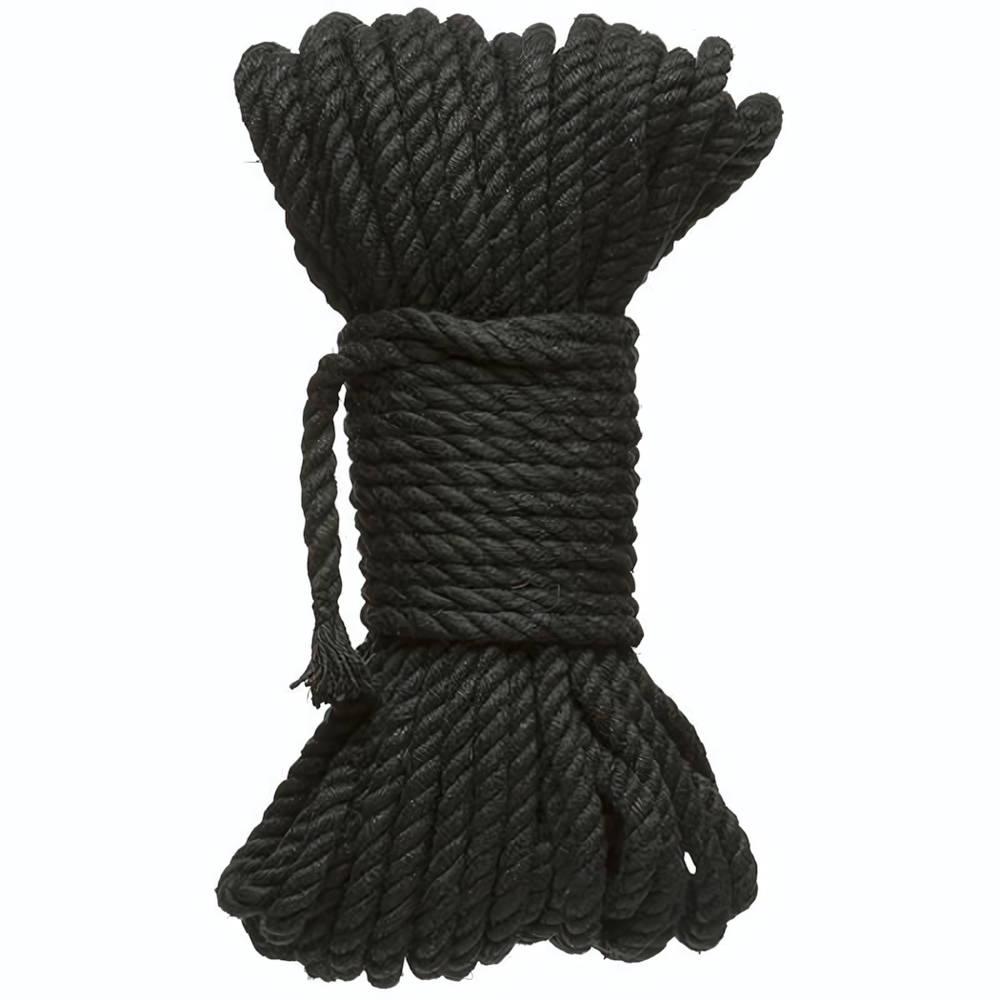 Черная верёвка для связывания и фиксации Bind&Tie - 15,24 м. (Цвет: черный)