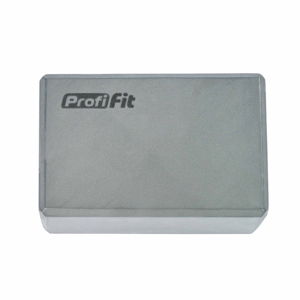 Блок для йоги (серый) PROFI-FIT