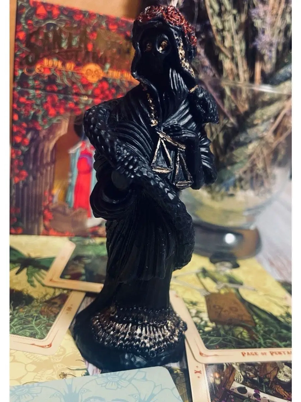 Свеча "Санта Муэрте Правосудие" программная