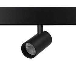 Магнитный трековый светильник ЭРА TRM20-6-7W4K BK светодиодный 7Вт 4000К черный | Магнитные трековые светильники