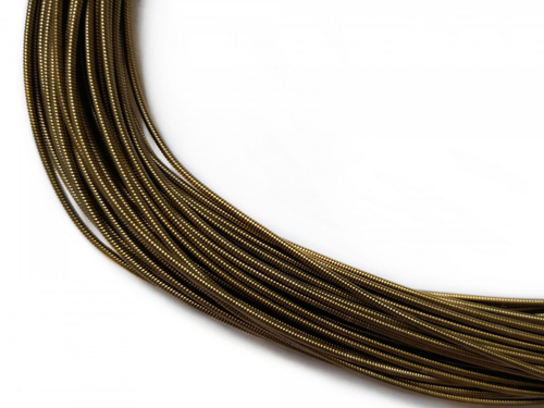 Жесткая канитель цвет латунь темная 1,2мм