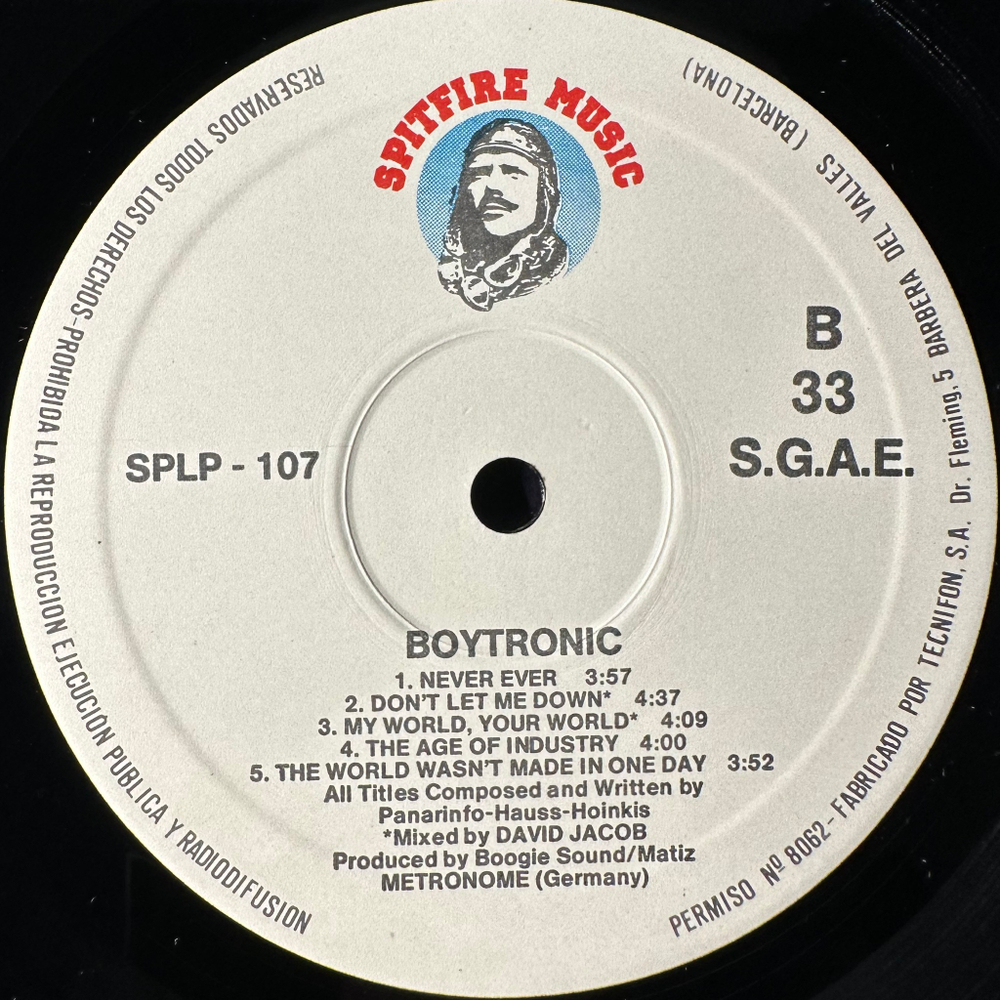 Boytronic ‎– Love For Sale (Испания 1988г.)