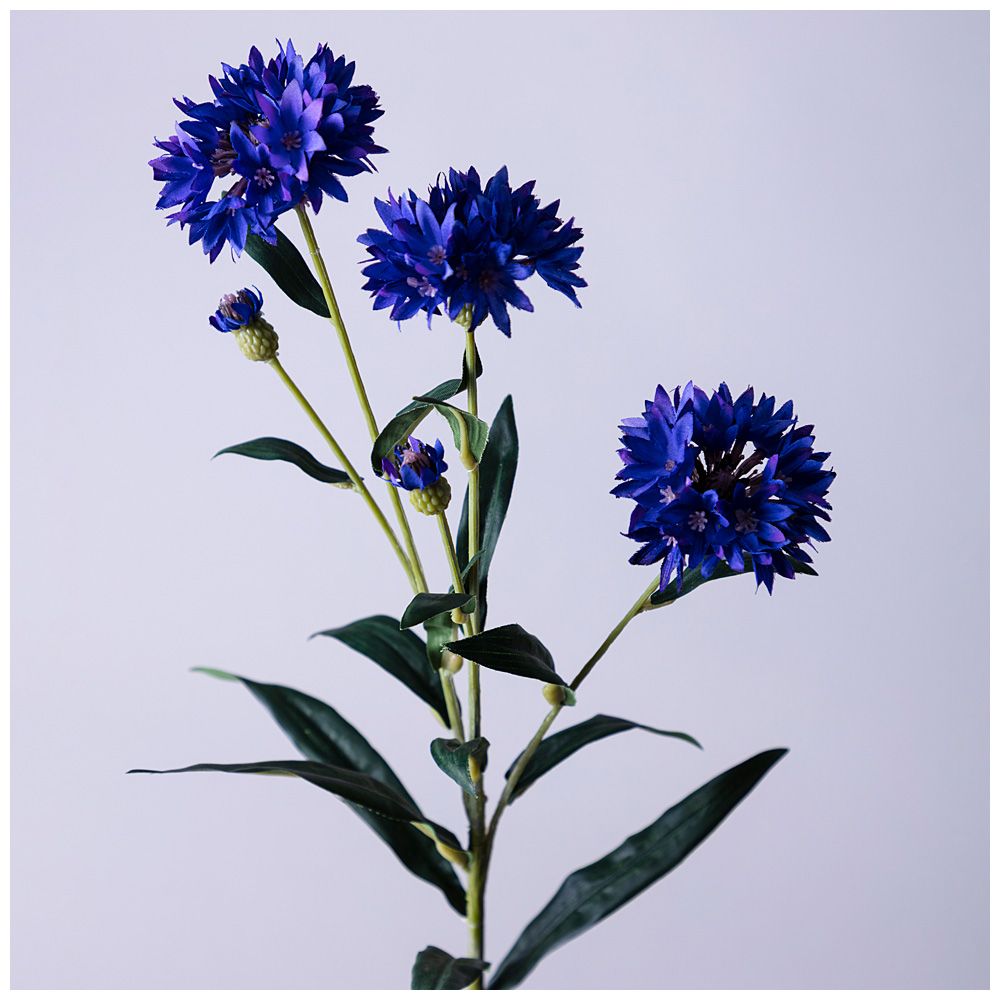 ЦВЕТОК ИСКУССТВЕННЫЙ "ВАСИЛЕК" ВЫСОТА=64СМ. (МАЛ.УП=24ШТ/КОР=96ШТ)