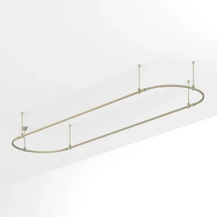Основание ART-APRIORI-OVAL-ROD-400-4000x1000 (OG) (Arlight, IP20 Металл, 3 года) 054404