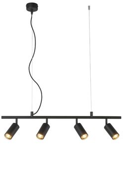 Подвесной светильник 4*GU10 RIVO SP4 L800 BL чёрный Crystal Lux