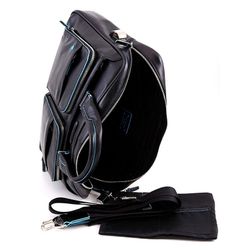Сумка мужская Piquadro Blue Square черная телячья кожа (CA2849B2/N) 4