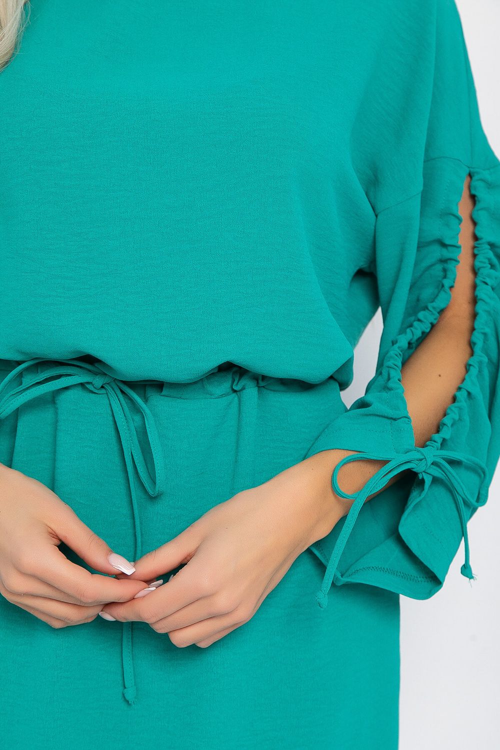 Платье Здравствуй лето (зеленое) П12637-8 LT Collection