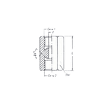 Адаптер для тормозной трубки F-F 12x1 (тип 12)