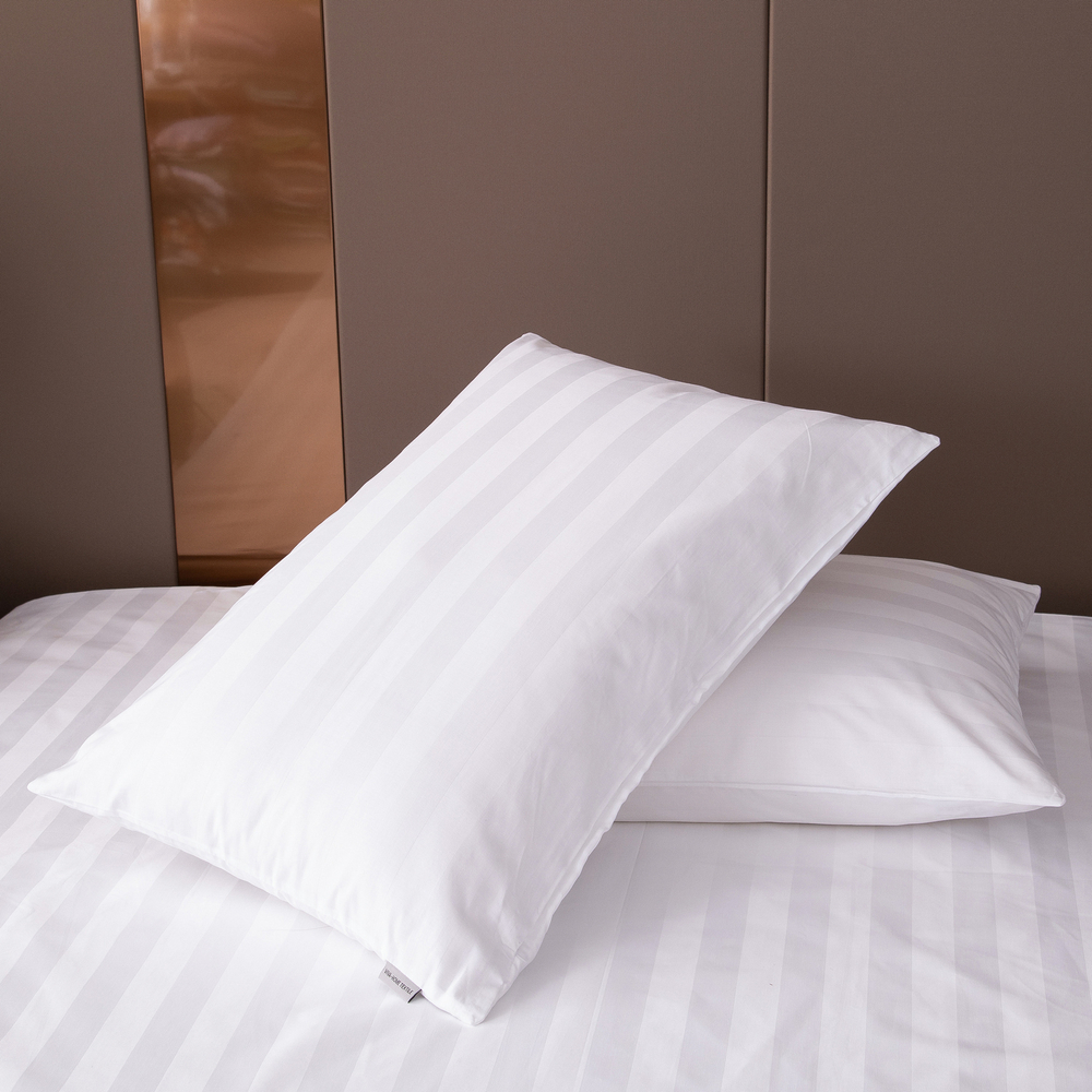 Постельное белье Страйп Сатин Однотонный Отель белый 3x3 CTH037157