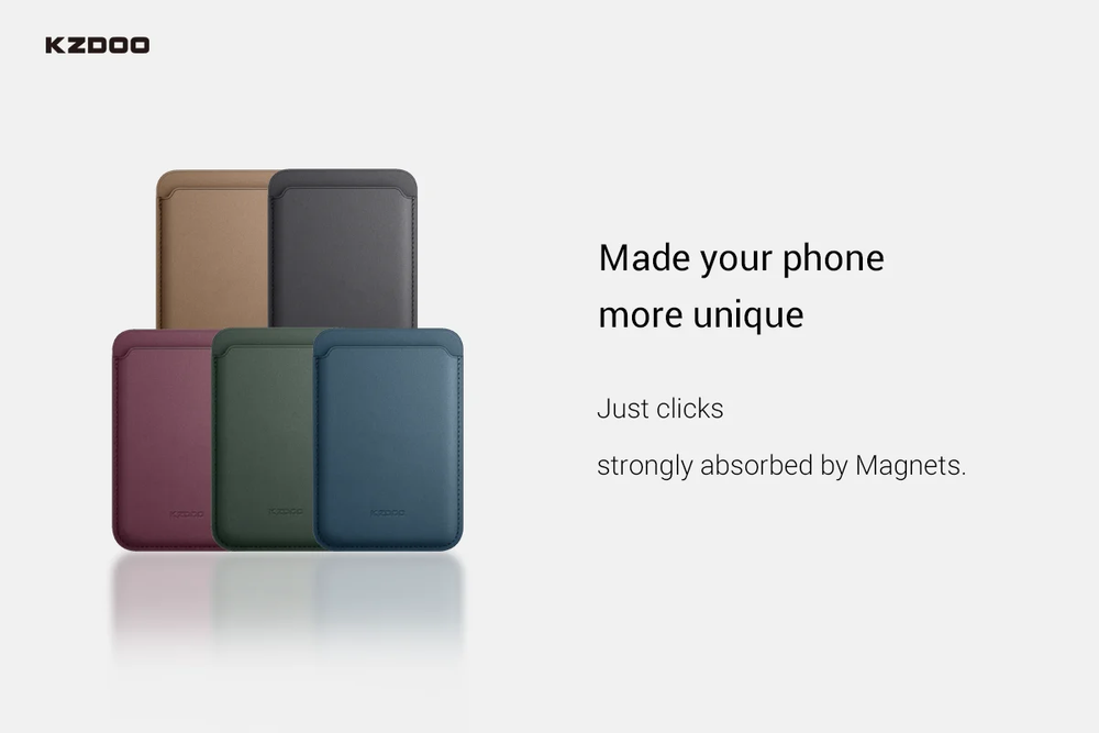 Визитница-картхолдер KZDOO Wallet MagSafe FineWoven