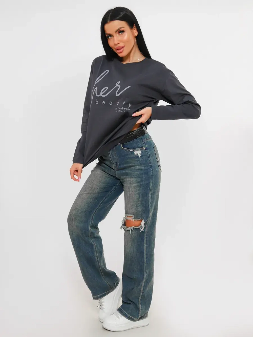 Лонгслив большие размеры