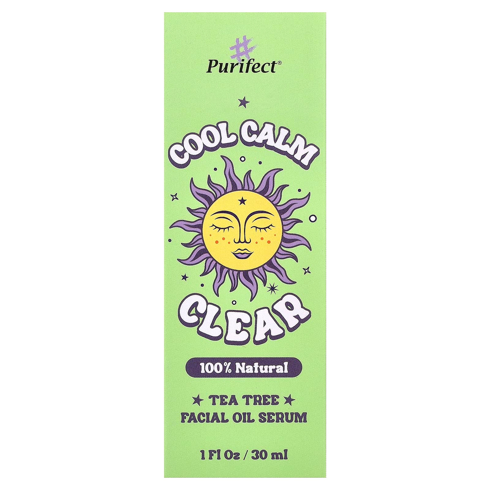 Purifect, Cool Calm Clear, сыворотка с маслом чайного дерева для лица, 30 мл (1 жидк. унция)