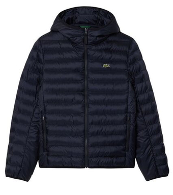 Мужская теннисная куртка Lacoste Water-Repellent Quilted Puffed - navy blue