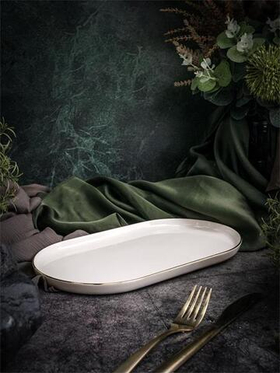 Блюдо овальное 28см CHOPIN GOLD